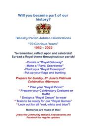 Ideas for Platinum Jubilee Celebration