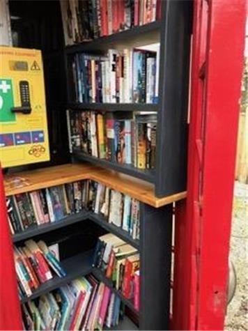  - New Shelves For Book Exchange