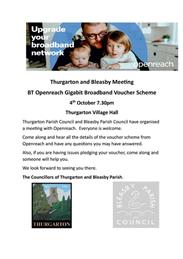 Village Meeting with Openreach re Ultrafast Broadband Scheme
