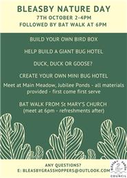 Bleasby Nature Day & Bat Walk